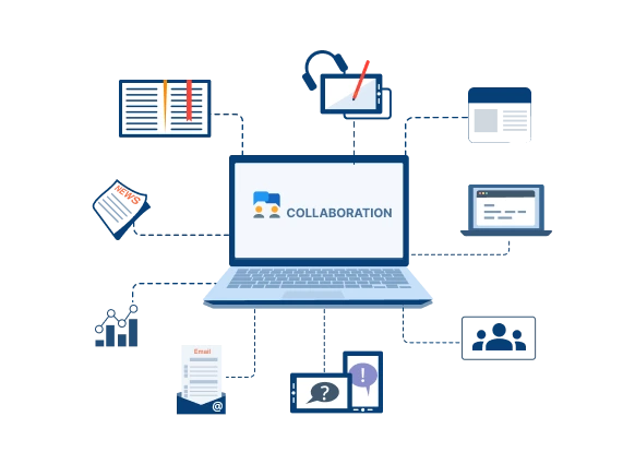 Collaborate using our LMS Features